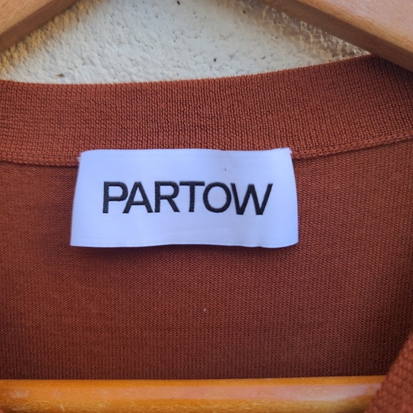 Partow | Greta Merino Wool Sweater in Rust - Picture 3 of 16